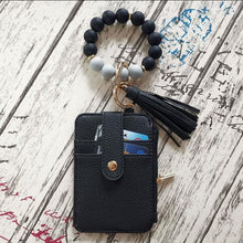 Load image into Gallery viewer, Stylish Card Holder With Silicone Bead Bracelet