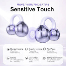 Load image into Gallery viewer, AI Translation Open Ear Clip Bluetooth Headphone