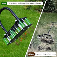 Load image into Gallery viewer, Manual Spring-Loaded Lawn Aerator &amp; Tiller