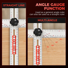 Load image into Gallery viewer, Accurate Hole Position Marker - 4 in 1 Drilling Positioning Ruler