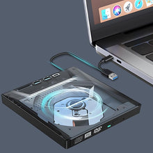 Load image into Gallery viewer, 7-in-1 External USB DVD Drive &amp; Blu-ray Player
