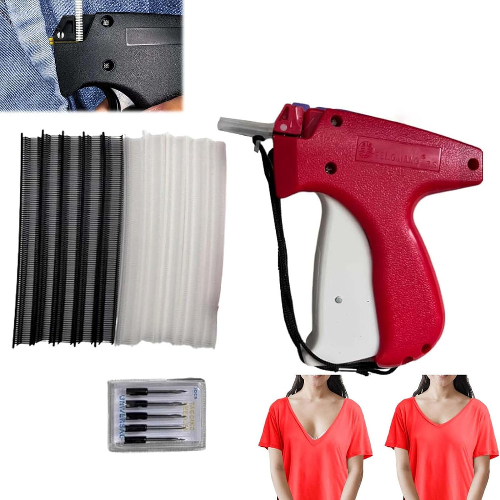 Quick Clothing Fixer(1 Set consists of glue needles (1000) +6 gun needles + a tag gun)