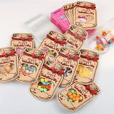 Drift Bottle Shape Greeting Cards 24pcs