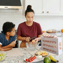Load image into Gallery viewer, 4-Tier Sliding Egg Storage Box