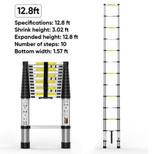 Load image into Gallery viewer, Sakerplus Portable Collapsible Extension Ladder
