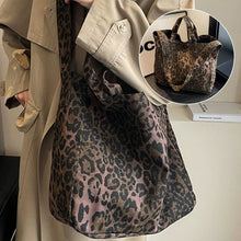 Load image into Gallery viewer, Women's Fashion Leopard Pattern Tote Bag