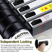Load image into Gallery viewer, Sakerplus Portable Collapsible Extension Ladder