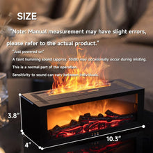 Load image into Gallery viewer, Colorful Fireplace Flame Humidifier Aromatherapy Diffuser