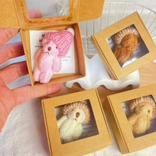 Load image into Gallery viewer, Handmade Mini Plush Teddy Bear in Box
