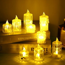 Load image into Gallery viewer, Crystal Flameless Candle Light