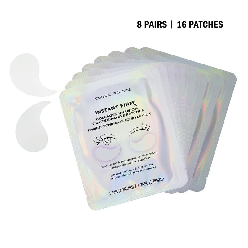 Collagen Infusion Tightening Eye Patches – 8 Box (1 Pair per Sachet)