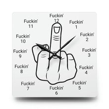 Load image into Gallery viewer, Middle finger Wall Clock