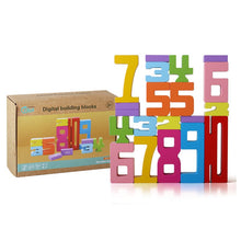 Load image into Gallery viewer, Montessori-Inspired Wooden Number Blocks – Unlock Your Child’s Potential!