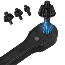 Load image into Gallery viewer, Dual-Head Ratchet Drill Chuck Wrench