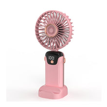 Load image into Gallery viewer, Portable fan with digital display