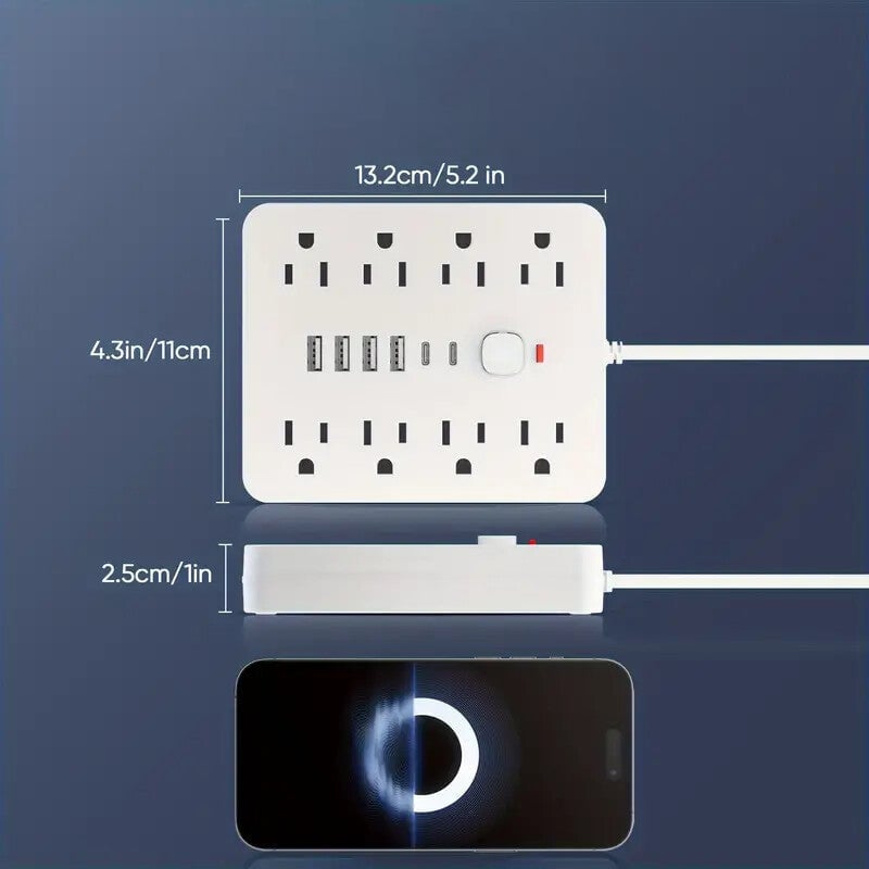 US standard 14 in 1 multi-function power strip