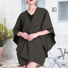 Load image into Gallery viewer, Women's Solid Color Cape Shawl