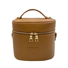 Load image into Gallery viewer, Travel Make up Case with Compartments and Handle