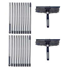 Load image into Gallery viewer, 425 cm 2 in 1 Retractable Window Cleaning Brush &amp; Scraper Set