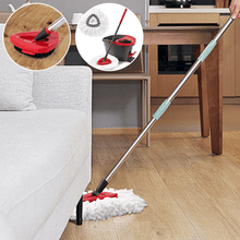 Load image into Gallery viewer, Triangular Disc Floor Brush Rotating Mop Head