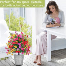 Load image into Gallery viewer, Ground Insert Faux Violet Flowers