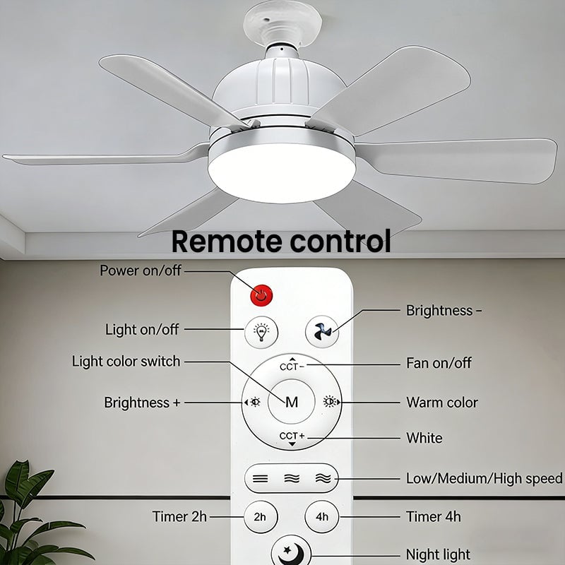 Ceiling Fan with LED Light