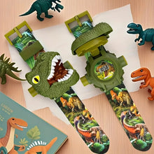 Load image into Gallery viewer, Dinosaur Projection Children's Watch Light-Up Toy