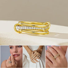 Load image into Gallery viewer, Interlocking Stackable Rings for Women