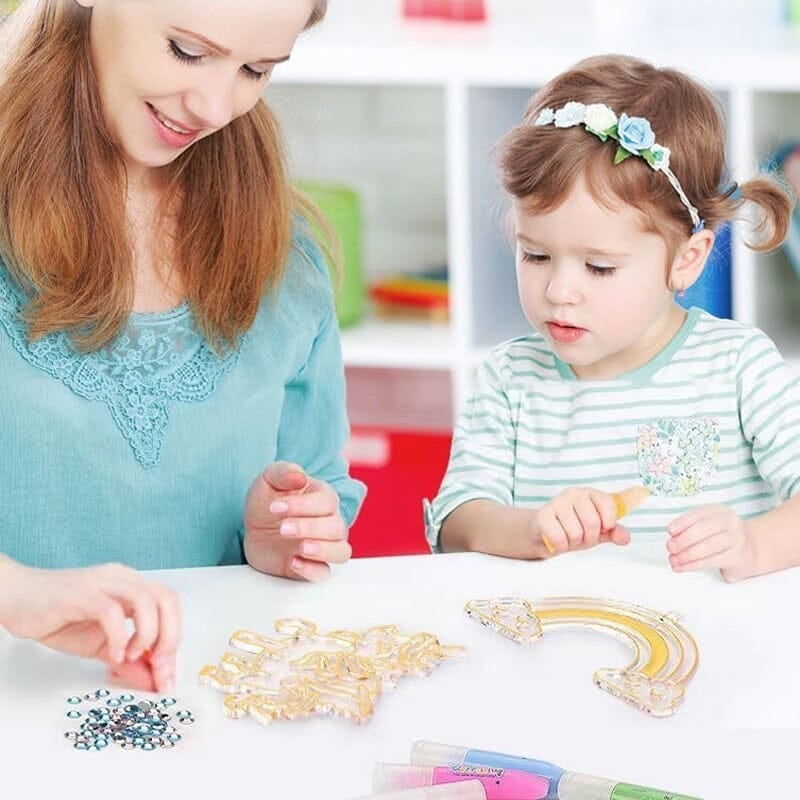 Sakerplus DIY Crystal Paint Arts and Crafts Set