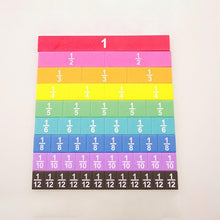 Load image into Gallery viewer, Math Teaching Fraction Strips