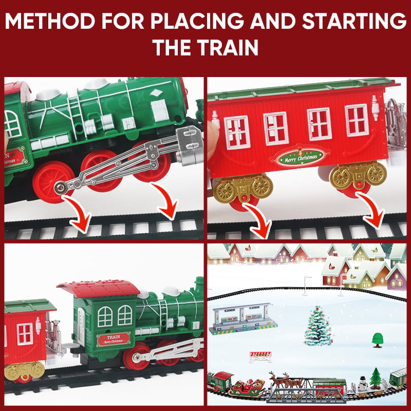 Magical Christmas Hanging Track Train Set