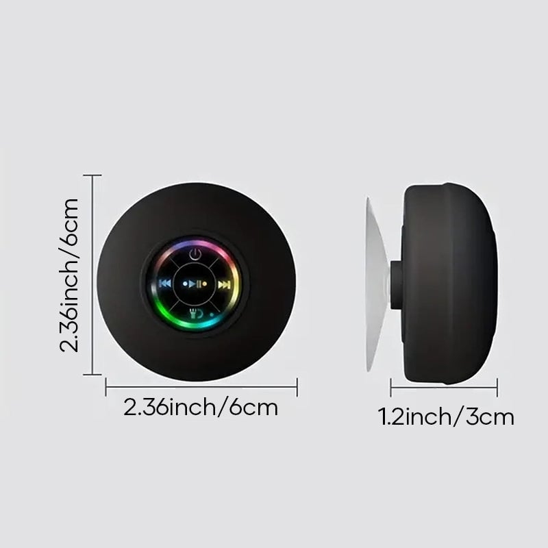 【Extra 10 % Off】Mini Bluetooth Shower Speaker With Led Light