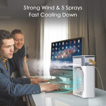 Load image into Gallery viewer, Water-cooled Air Cooler (USB Plug)