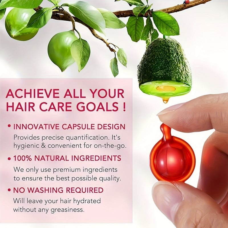 Glow Capsules Leave-In Hair Treatment