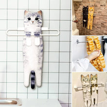 Load image into Gallery viewer, Cute Cat Hand Towel