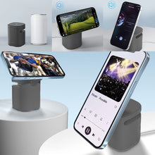 Load image into Gallery viewer, 3-in-1 Magnetic Wireless Speaker &amp; Dual Charger with Adjustable Stand