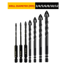 Load image into Gallery viewer, Hexagonal Shank Triangle Drill 10 pcs Set