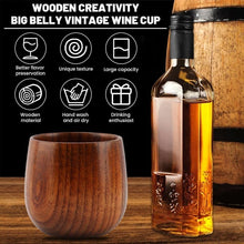 Load image into Gallery viewer, Charred Jujube Wood Cups