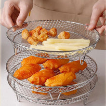 Load image into Gallery viewer, 3-Layer Stackable Air Fryer Rack