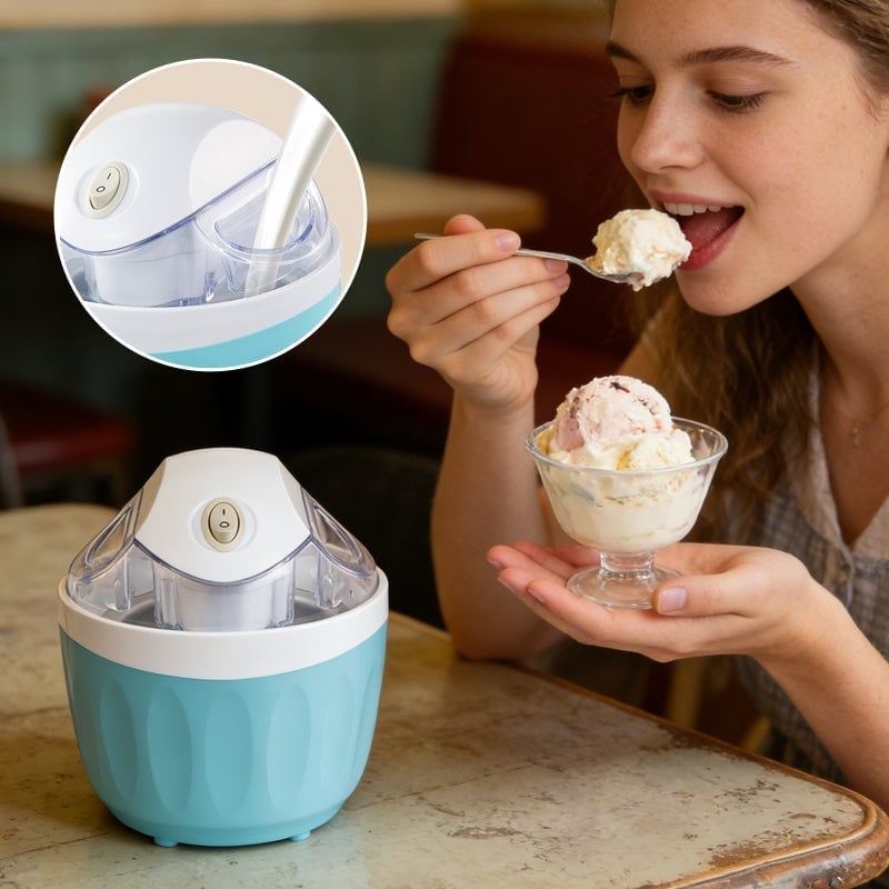 Compact Electric Ice Cream Maker