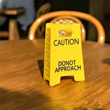 Load image into Gallery viewer, Caution Overstimulated Sign Hair Claw Clip