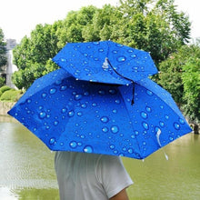 Load image into Gallery viewer, Outdoor Double Layer Umbrella Hat