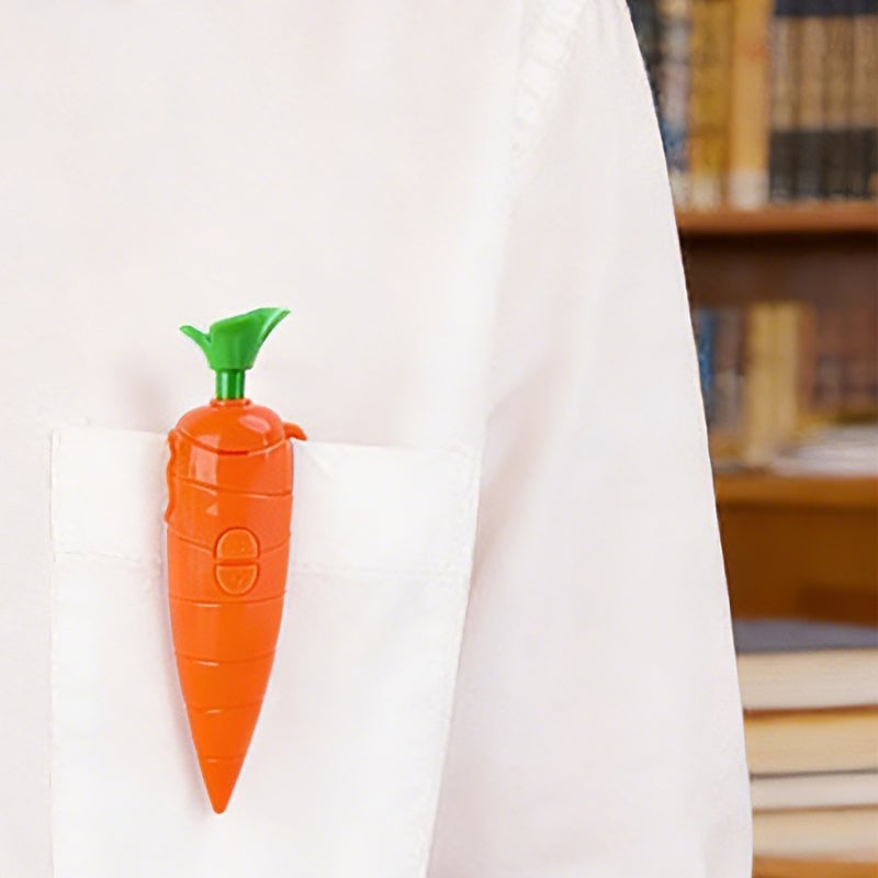 Portable Carrot Voice Recorder Ballpoint Pen