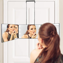 Load image into Gallery viewer, Expandable Tri-Fold Hanging Mirror