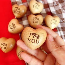 Load image into Gallery viewer, Pocket Hug Wooden Heart Token