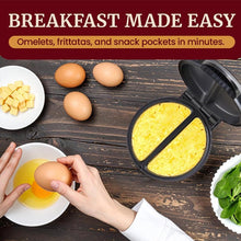 Load image into Gallery viewer, Dual-Zone Electric Omelette Maker