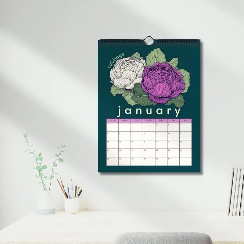 🥕2025 Calendar : Seasonal Produce