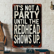 Load image into Gallery viewer, Vintage Humor Metal Sign