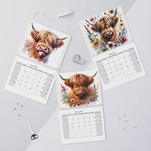 Load image into Gallery viewer, Highland Cow Calendar 2026