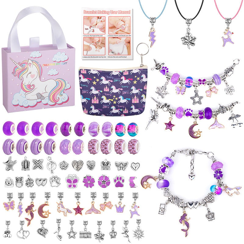 【Extra 50% Off】Girls Charm Bracelet Making Kit